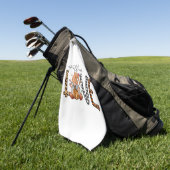 Serviette De Golf Automne automne design automne (Vert)