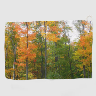 Serviette De Golf Automne Maple Trees Automne Photographie de la nat