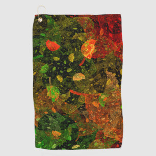 Serviette De Golf Autumn colorful decorative design
