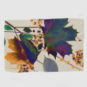 Serviette De Golf Autumn Leaves (Horizontal)