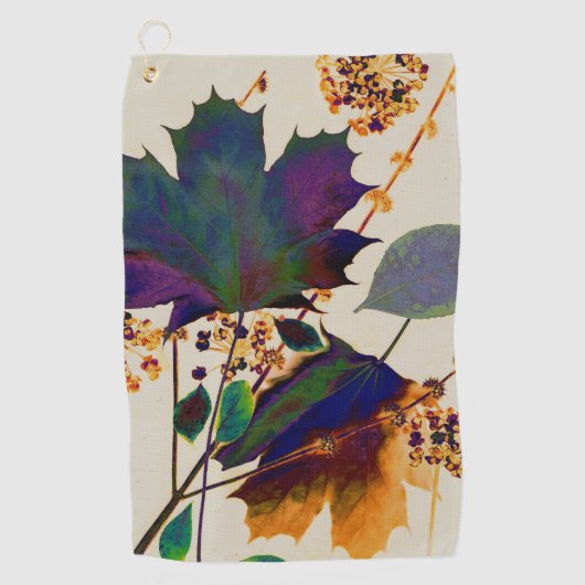 Serviette De Golf Autumn Leaves (Devant)