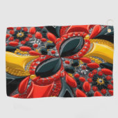 Serviette de golf aux couleurs allemandes (Horizontal)