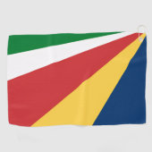 Serviette de golf aux couleurs des Seychelles (Horizontal)