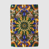 Serviette de golf aux couleurs du Brésil (Devant)