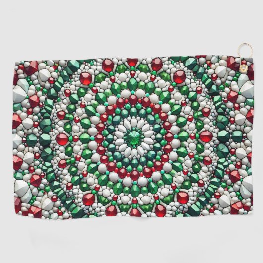 Serviette de golf aux couleurs italiennes (Horizontal)