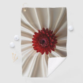 Serviette de golf aux couleurs japonaises (En situation)