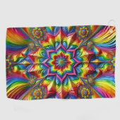 Serviette de golf aux couleurs LGBTQ (Horizontal)