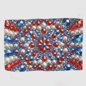 Serviette de golf aux couleurs Pays-Bas (Horizontal)