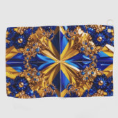 Serviette de golf aux couleurs suédoises (Horizontal)