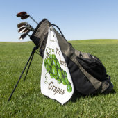 Serviette de golf aux raisins (Vert)