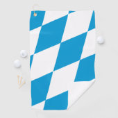 Serviette de golf avec drapeau de Bavière, Allemag (En situation)