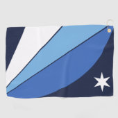 Serviette de golf avec drapeau de Columbia, SC (Horizontal)