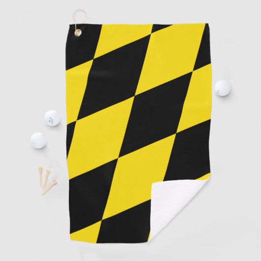 Serviette de golf avec drapeau de Munich (En situation)