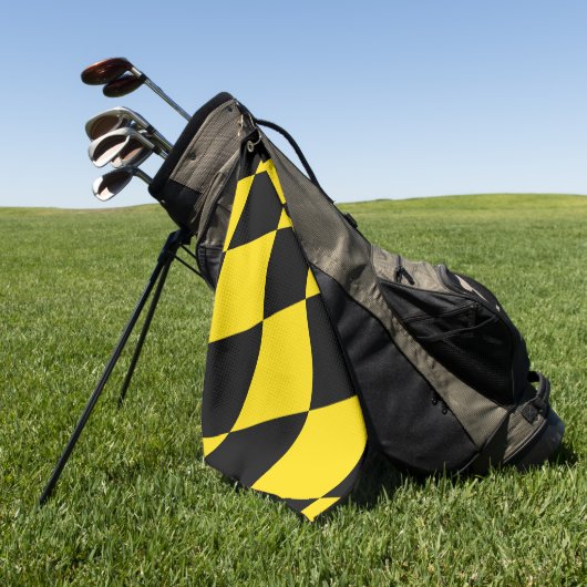 Serviette de golf avec drapeau de Munich (Vert)