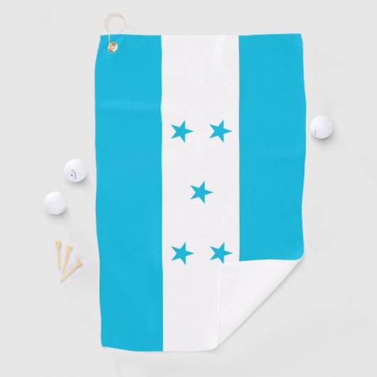 Serviette de golf avec drapeau du Honduras (En situation)