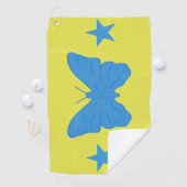 Serviette de golf avec le drapeau de Bady Bassit (En situation)