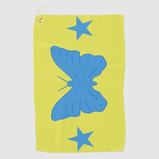 Serviette de golf avec le drapeau de Bady Bassit (Devant)