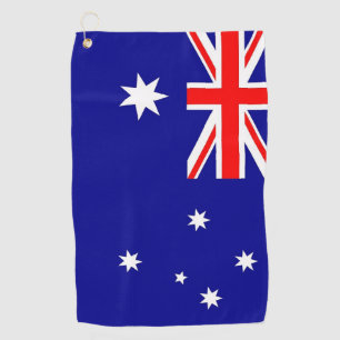 Serviette de golf avec le drapeau de l'Australie