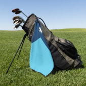 Serviette de golf avec le drapeau du Minnesota, Ét (Vert)