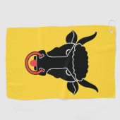 Serviette de golf avec le drapeau d'Uri, Suisse (Horizontal)
