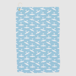 Serviette De Golf Avions de cru d'antiquité de conception de