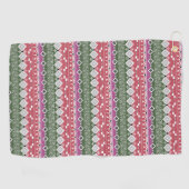 Serviette De Golf Aztec pattern, stripes. (Horizontal)