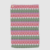 Serviette De Golf Aztec pattern, stripes. (Devant)
