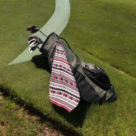 Serviette De Golf aztèque rouge
