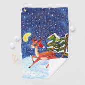 Serviette De Golf Baby Deer (En situation)