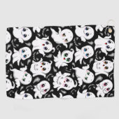 Serviette De Golf Baby Ghosts Éffrayant mignon Halloween humeur (Horizontal)