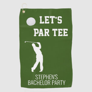 Serviette De Golf Bachelor Party Par Tee Golf Trip Golf Golf