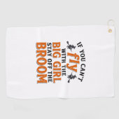 Serviette De Golf Balai de sorcière drôle Grande fille Conception de (Horizontal)