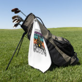 Serviette De Golf Balais Gratuits Halloween Maison Hantée Sorcière S (Vert)
