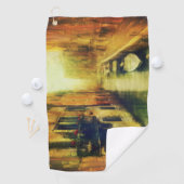 Serviette De Golf Balcon du Canal de Venise (En situation)