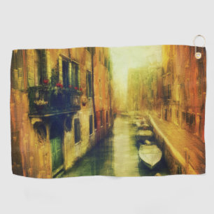 Serviette De Golf Balcon du Canal de Venise