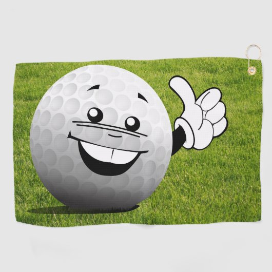 Serviette De Golf Balle de golf (Horizontal)