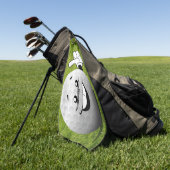 Serviette De Golf Balle de golf (Vert)