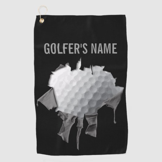 Serviette De Golf Balle de golf Torn (personnalisable) (Devant)