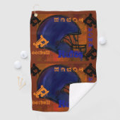 SERVIETTE DE GOLF BALLON DE FOOT AMÉRICAIN (En situation)
