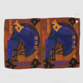 SERVIETTE DE GOLF BALLON DE FOOT AMÉRICAIN (Horizontal)