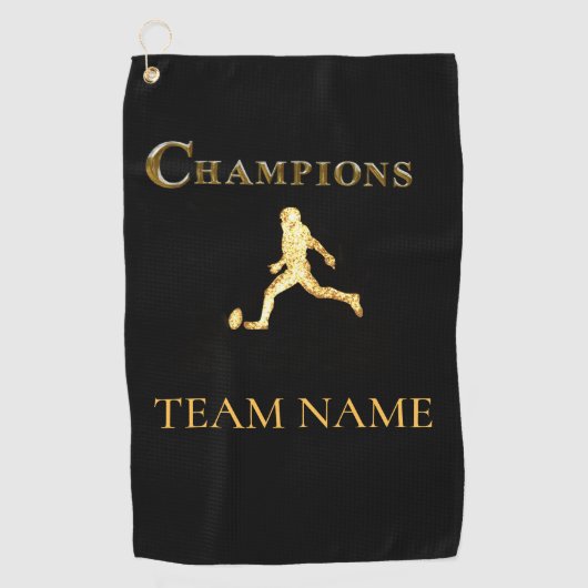 SERVIETTE DE GOLF BALLON DE FOOT AMÉRICAIN (Devant)