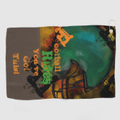 SERVIETTE DE GOLF BALLON DE FOOT AMÉRICAIN (Horizontal)