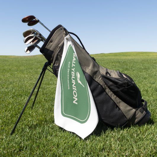 Serviette De Golf Ballybunion Irlande Destination Golf (Vert)