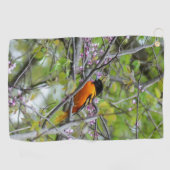 Serviette De Golf Baltimore Oriole (Horizontal)