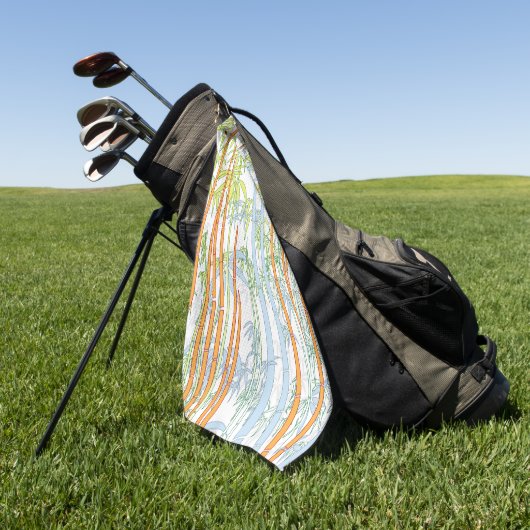Serviette De Golf Bambou 3 (Vert)