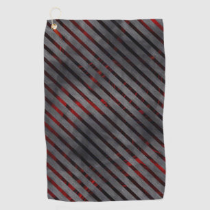 Serviette De Golf Bandes croisées grises ou rubans carbone ? Fonds r