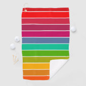 Serviette De Golf Bandes d'art pop (En situation)