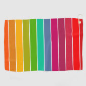 Serviette De Golf Bandes d'art pop (Horizontal)