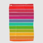 Serviette De Golf Bandes d'art pop (Devant)