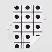 Serviette De Golf Bandes de points Polka (En situation)